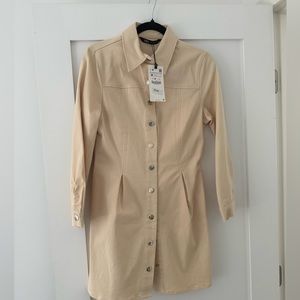Zara button up dress